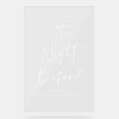 La Nuit Avant Le Dîner De Répétition Signal Transp (Recto)