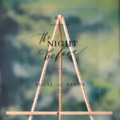 La nuit avant le dîner de répétition signe d'accue (Neutre)