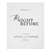 La nuit avant le dîner de répétition signe d'accue (Devant)