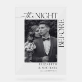 La nuit avant le dîner Mariage d'accueil (Recto)