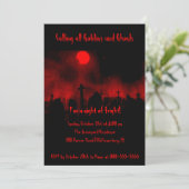 La nuit Éffrayante d'Halloween des Invitations du  (Debout devant)