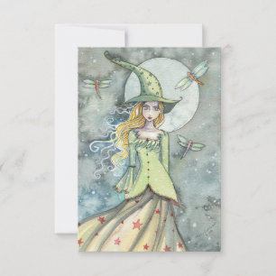 La Nuit est Jeune Carte de Halloween Wich