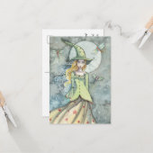 La nuit est la carte postale de Young Wich Hallowe (Devant/Arrière en situation)