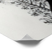 La nuit et les arbres | AI Art Poster (Coin)