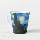 La nuit étoilée Van Gogh Latte Coffee Mug (Angle gauche)