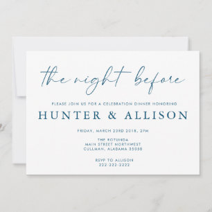 La nuit précédente Invitation