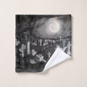 La nuit sur le cimetière - Angel avec Diable (Gant de toilette)