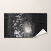 La nuit sur le cimetière - Angel avec Diable (Serviette à main)