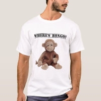 Là où est le bongo le T-shirt de singe