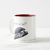 Là où est ma tasse grognonne de caméléon de café (Devant gauche)