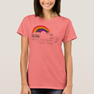 Là où les arcs-en-ciel viennent des T-shirts