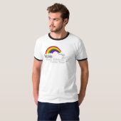Là où les arcs-en-ciel viennent des T-shirts (Devant entier)