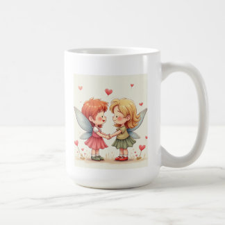 La paire de Mugs de fées d'amour
