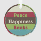 La paix, bonheur, réserve l'ornement de club de (dos)