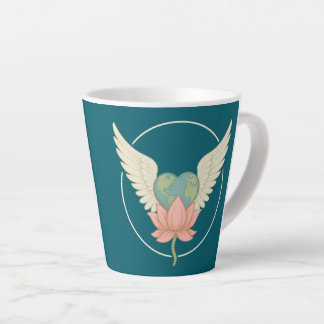 La Paix Commence Avec Moi Latte Mug