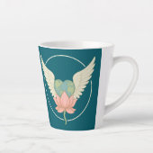 La Paix Commence Avec Moi Latte Mug (Droite)