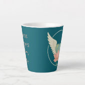 La Paix Commence Avec Moi Latte Mug (Devant)