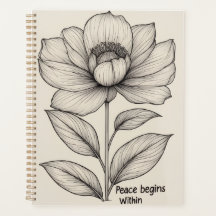 La paix commence en soi – Note d'art en ligne flor