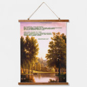 'La Paix de Dieu' Tapisserie murale coupée en bois (Recto)