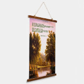 'La Paix de Dieu' Tapisserie murale coupée en bois (Angulaire)