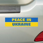 LA PAIX EN UKRAINE BUMPER STICKER (En voiture)