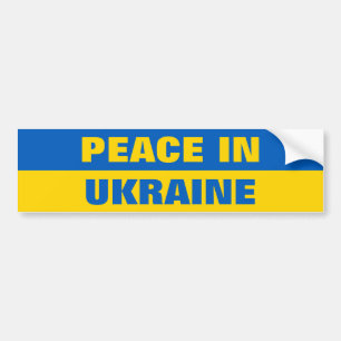 LA PAIX EN UKRAINE BUMPER STICKER