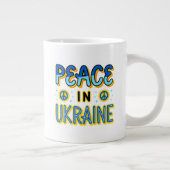 La paix en Ukraine Spécialité Jumbo Mug (Droite)