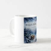 La paix est le présent — Mug de Noël (Devant gauche)