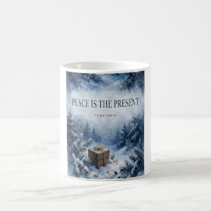 La paix est le présent — Mug de Noël