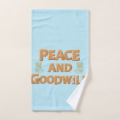 LA PAIX ET LA BONNE VOLONTÉ (Serviette à main)
