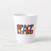 La paix latte Mug (Devant)