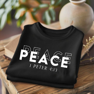 La paix pour les hommes et les femmes T-shirt chré