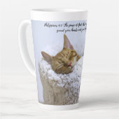 La Paix Qui Passe Tout...Chat Voyage Mug - (Angle gauche)