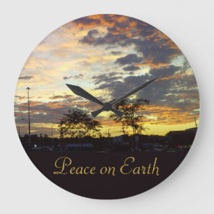 La paix sur le mur de la Terre horloge par RoseWri