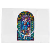 La paix sur Terre Grand sac cadeau Pré-Raphaelite (Dos)