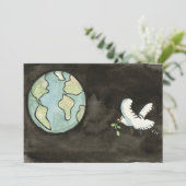 La paix sur Terre Invitation (Debout devant)