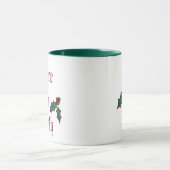 La Paix Sur Terre Vintage Christmas Mug (Centre)