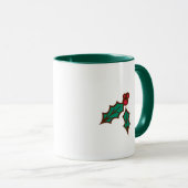 La Paix Sur Terre Vintage Christmas Mug (Devant droit)