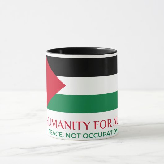 La Palestine soutient Combo Mug (Centre)