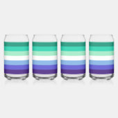 La palette de drapeau des hommes gays trans-inclus (Dos)