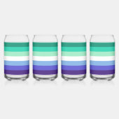 La palette de drapeau des hommes gays trans-inclus (Recto)