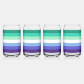 La palette de drapeau des hommes gays trans-inclus (Gauche)