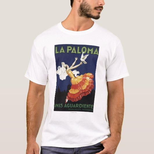 La Paloma - Bevordering van het dienstrooster Anis T-shirt (Voorkant)