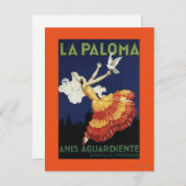 La Paloma - Bevordering van het dienstrooster van  Briefkaart (Voorkant / Achterkant)