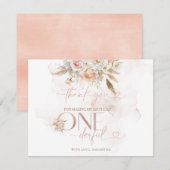 La Pampa florale rustique n'est-elle pas un Merci  (Devant / Derrière)