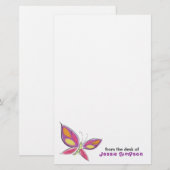 La papeterie personnalisée des enfants d'amusement (Devant / Derrière)