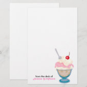 La papeterie personnalisée des enfants d'amusement (Devant / Derrière)