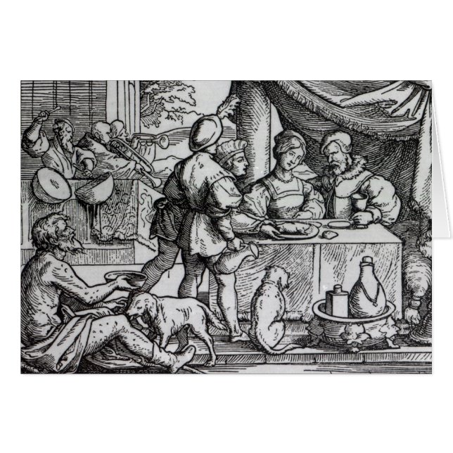 La parabole de Lazarre et de piqués (Devant horizontal)