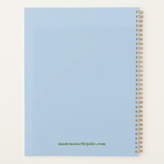 La Parisienne Planner (Achterkant)