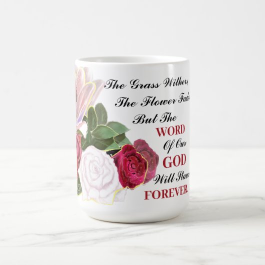 La Parole De Dieu Se Tiendra Pour Toujours Mug (Centre)